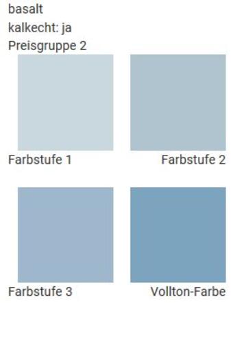 Wandfarben in  der Farbe basalt